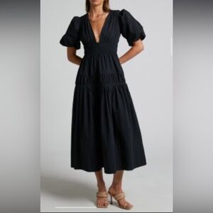 New with tags SHOWPO midi dress black